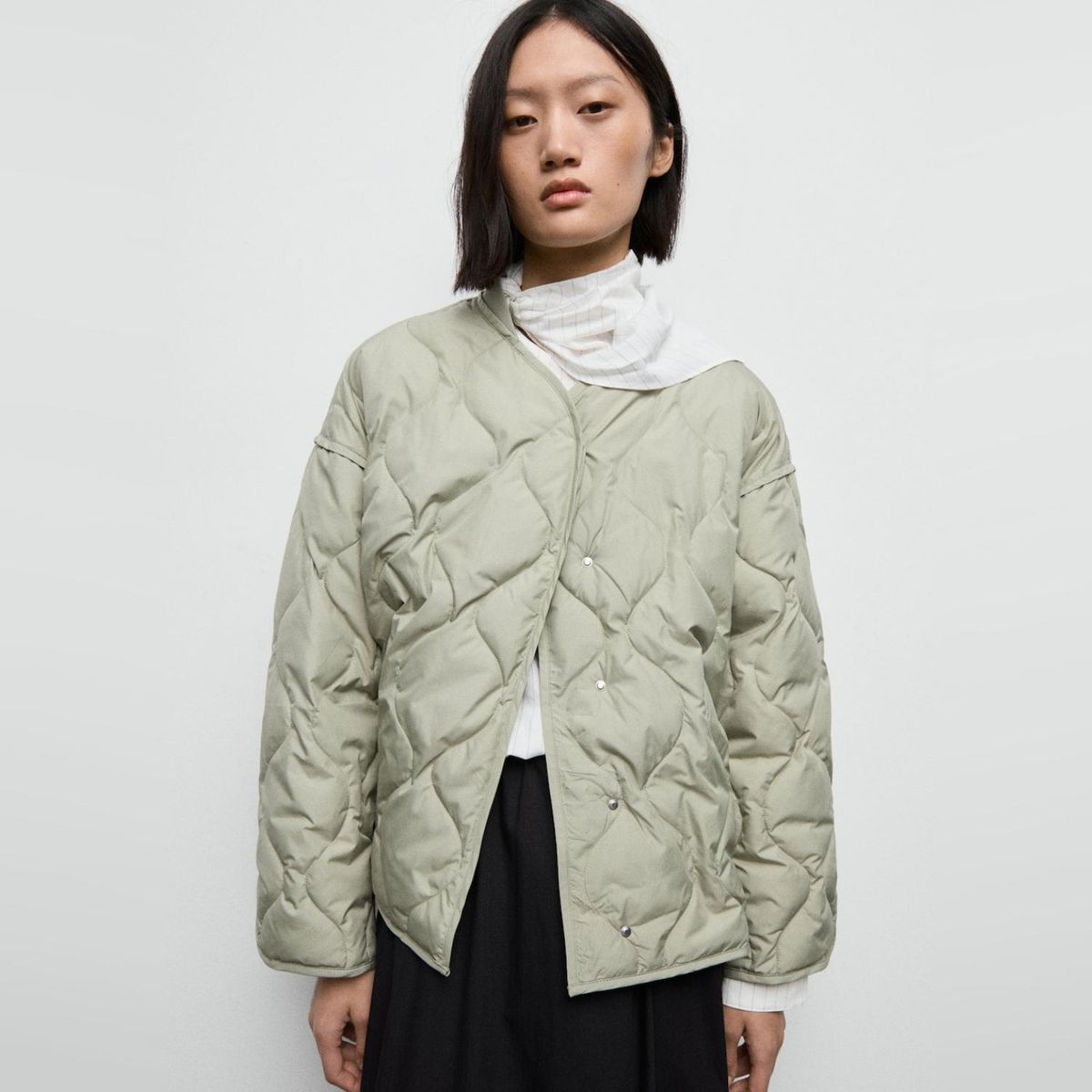 MANGO - Parka Acolchado Oversize Mujer Mango