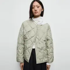 MANGO - Parka Acolchado Oversize Mujer