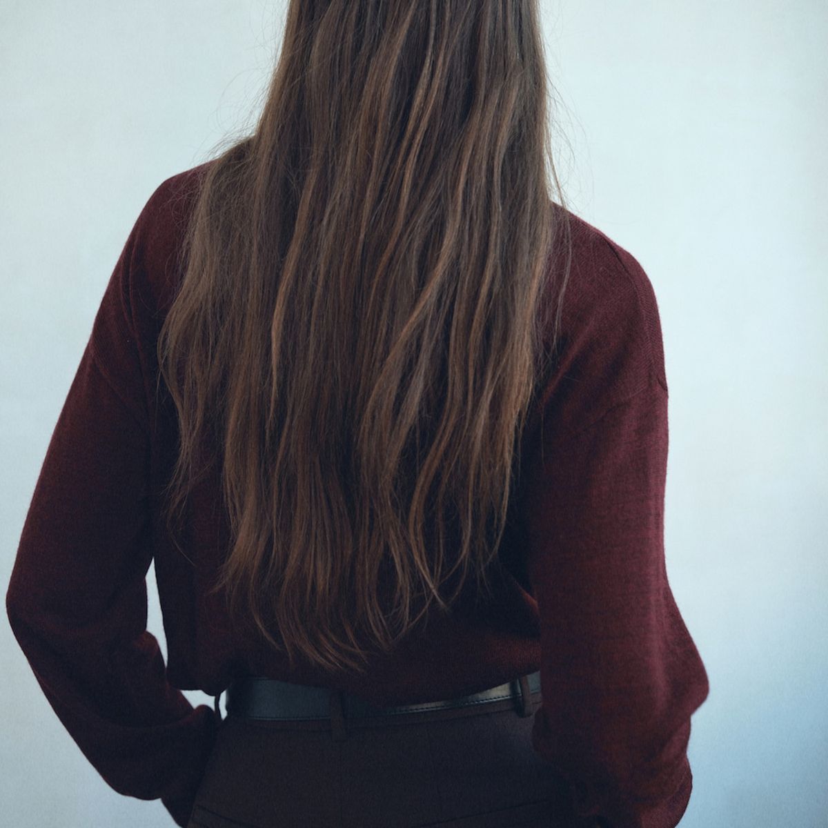 MANGO - Sweater Cuello Pico Fular Mujer Mango