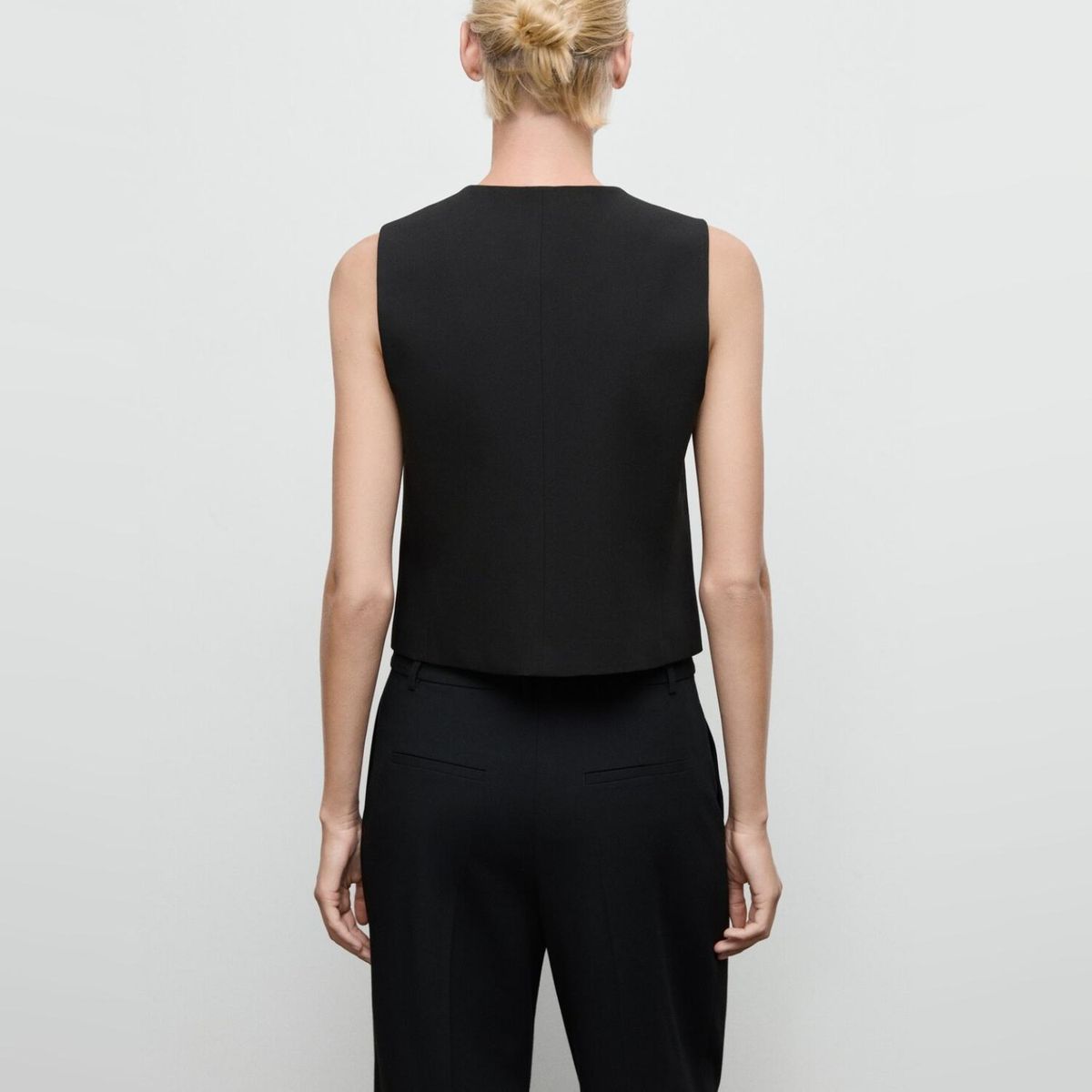 MANGO - Blazer Traje Botones Mujer Mango