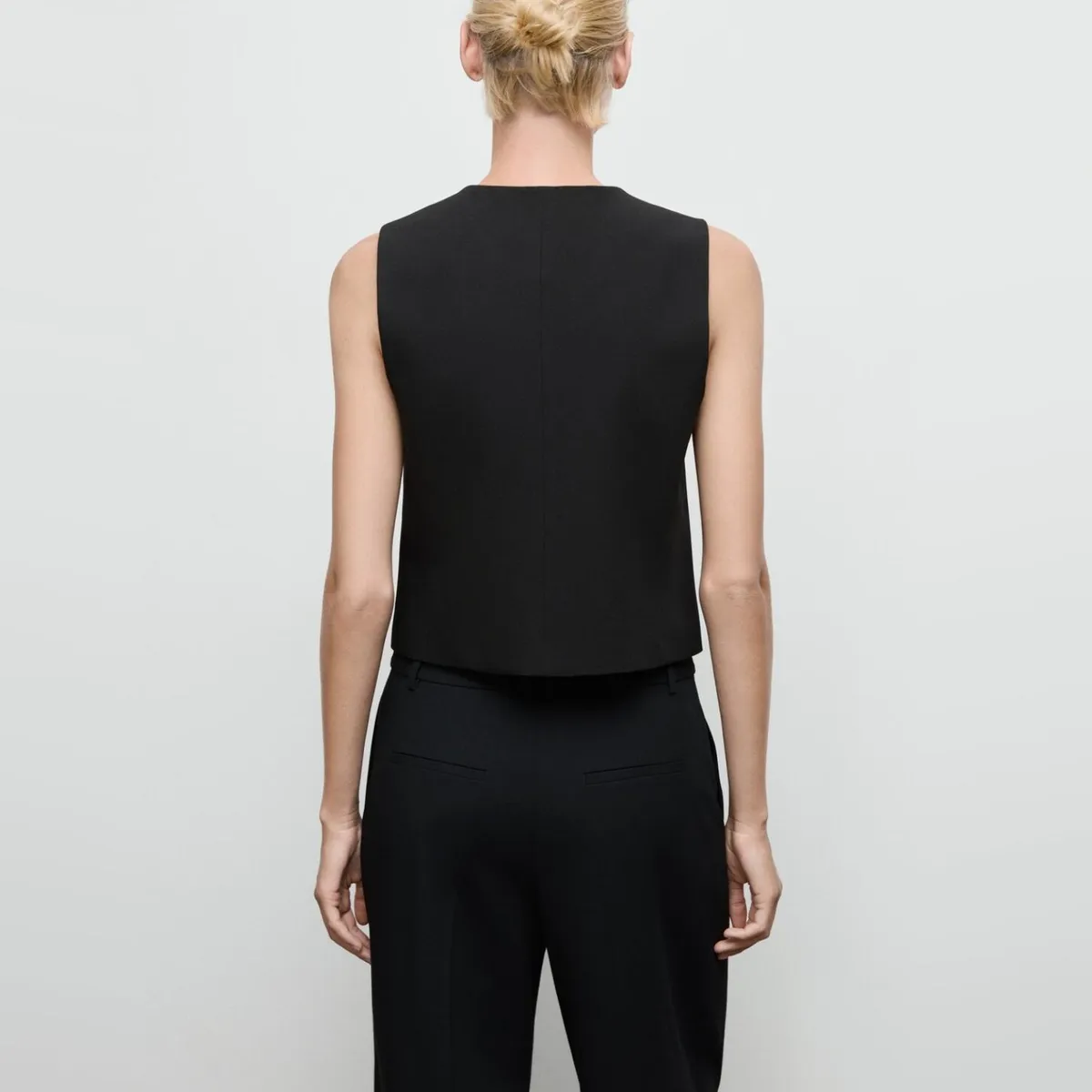 MANGO - Blazer Traje Botones Mujer Mango