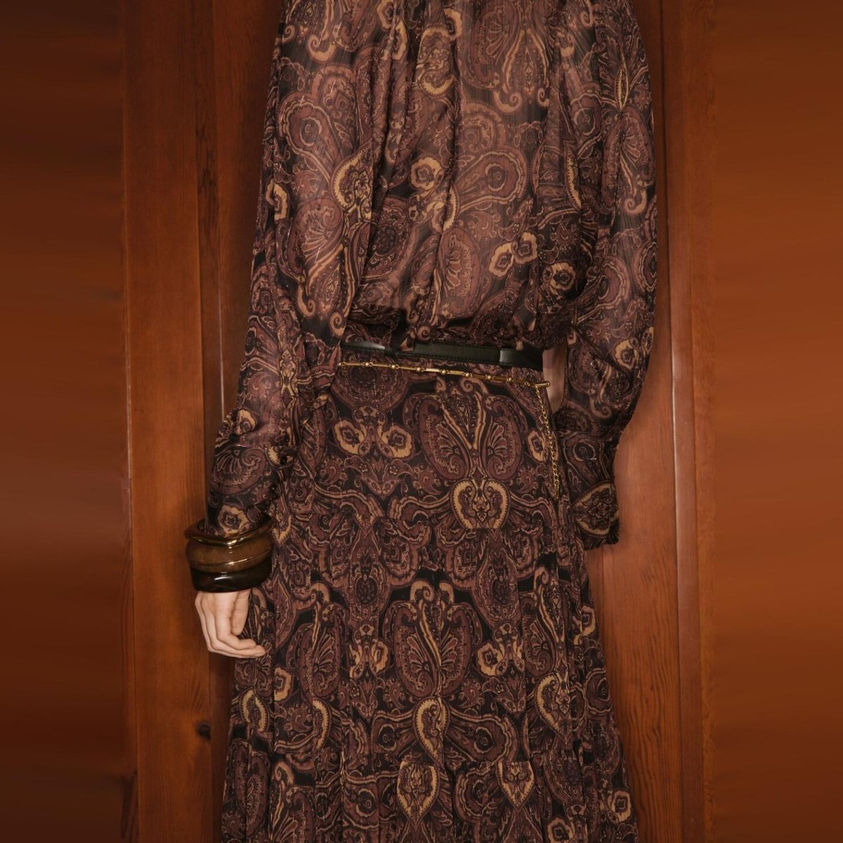 MANGO - Blusa Paisley Fular Mujer Mango