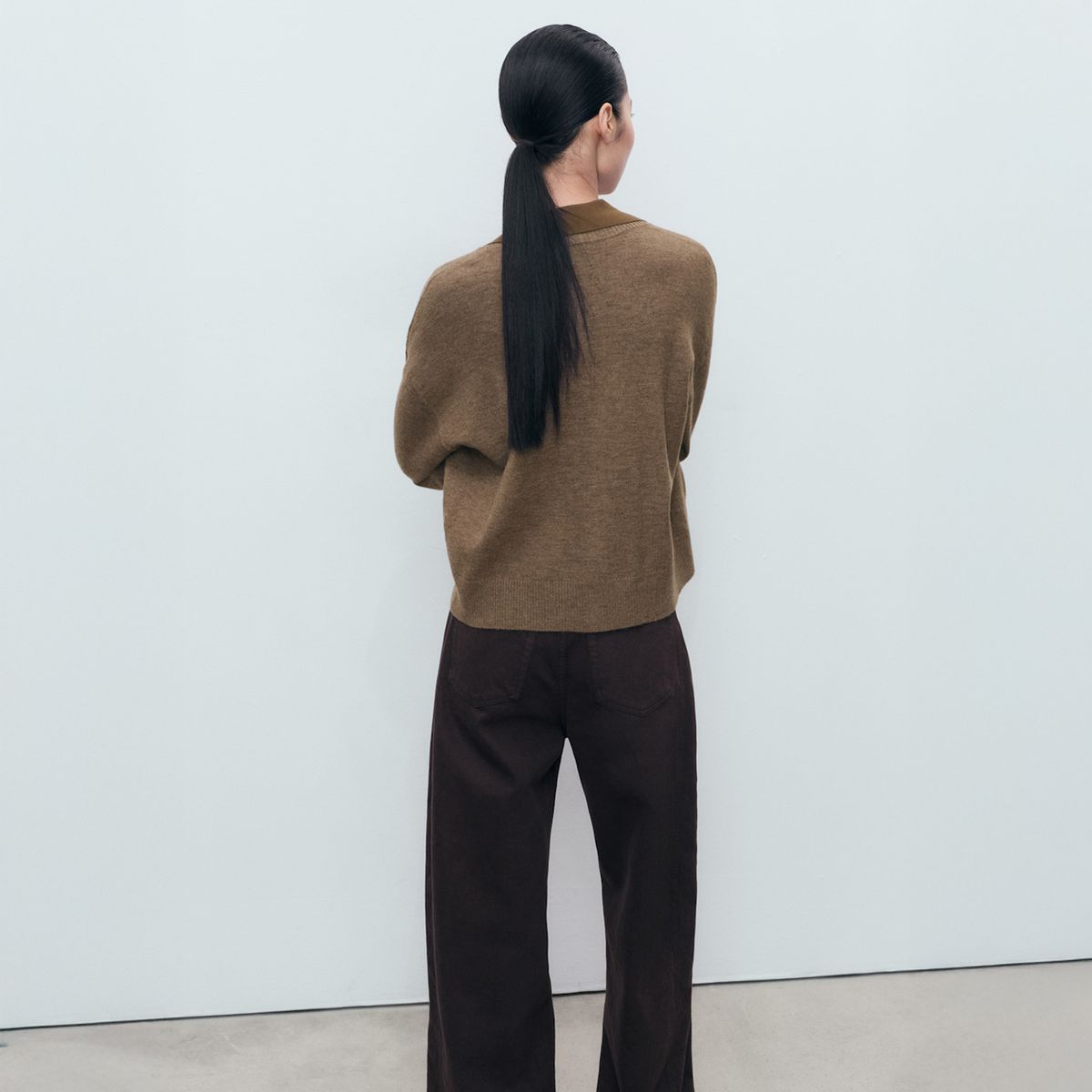 MANGO - Cárdigan Cuello Pico Bolsillos Mujer Mango