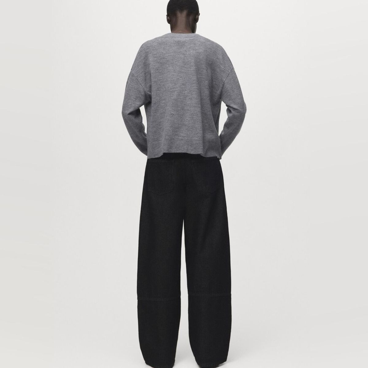 MANGO - Cárdigan Cuello Pico Bolsillos Mujer Mango