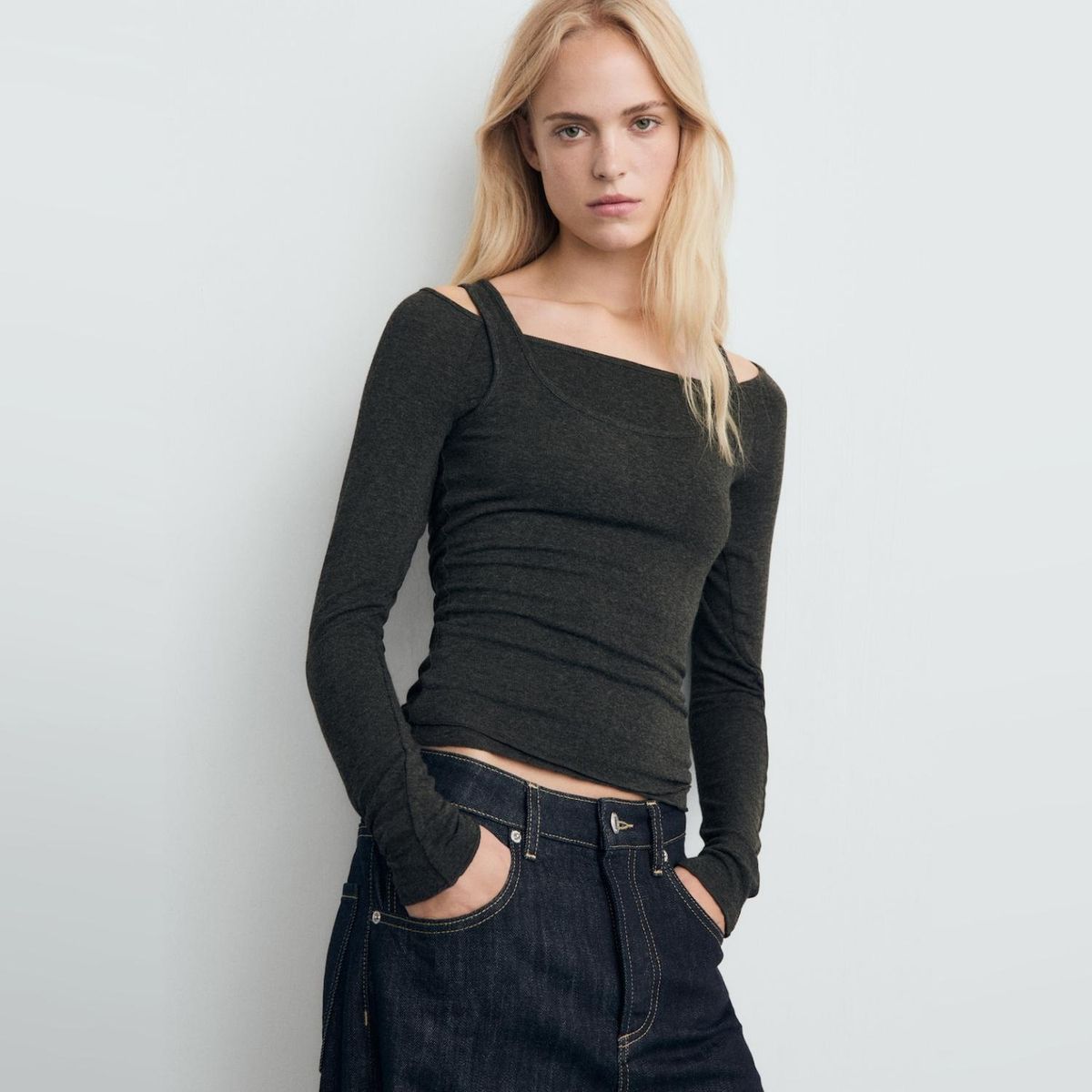 MANGO - Polera Mujer Mango