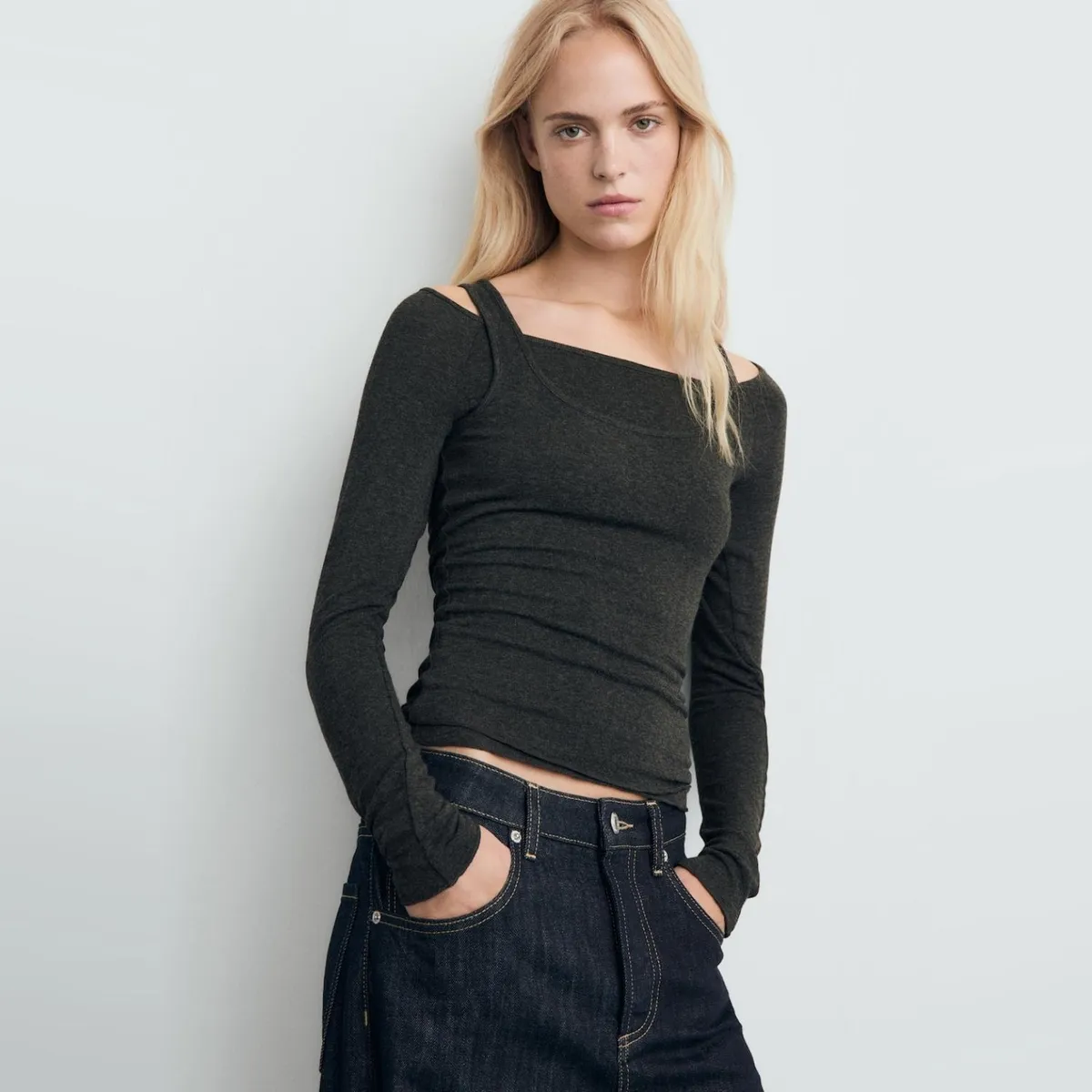 MANGO - Polera Mujer Mango