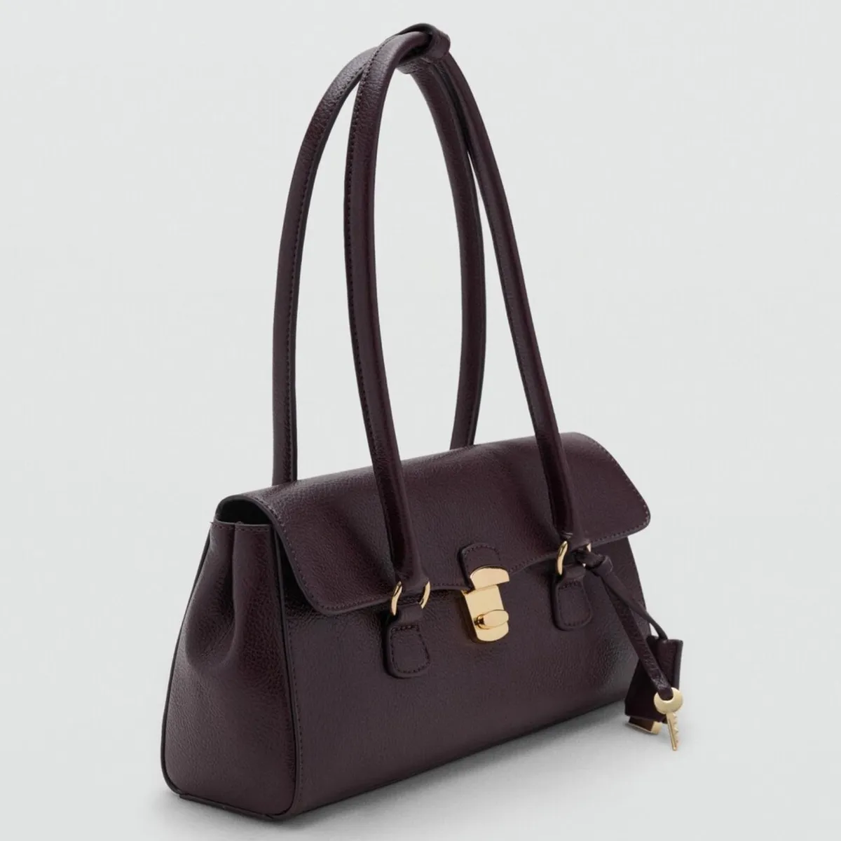 MANGO - Bolso City Hombro Solapa Mujer Mango