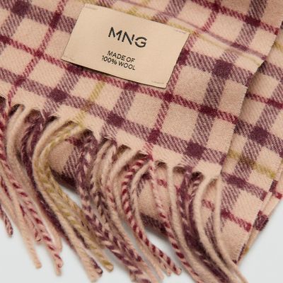 Imagen 2 del producto Bufanda Lana Cuadros Mujer