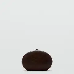 MANGO - Bolso Clutch Ovalado Mujer