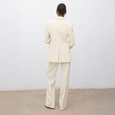 Imagen 2 del producto Pantalón Recto Traje Tiro Medio Mujer