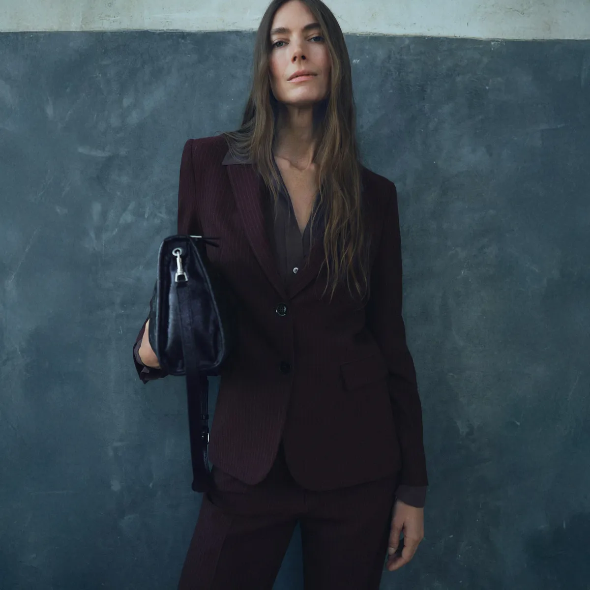 MANGO - Blazer Traje Recta Mujer Mango