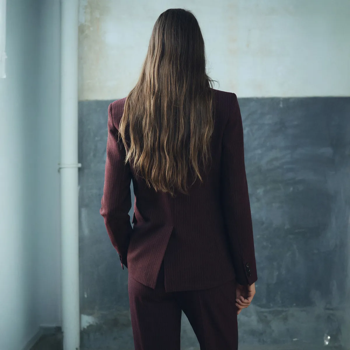 MANGO - Blazer Traje Recta Mujer Mango