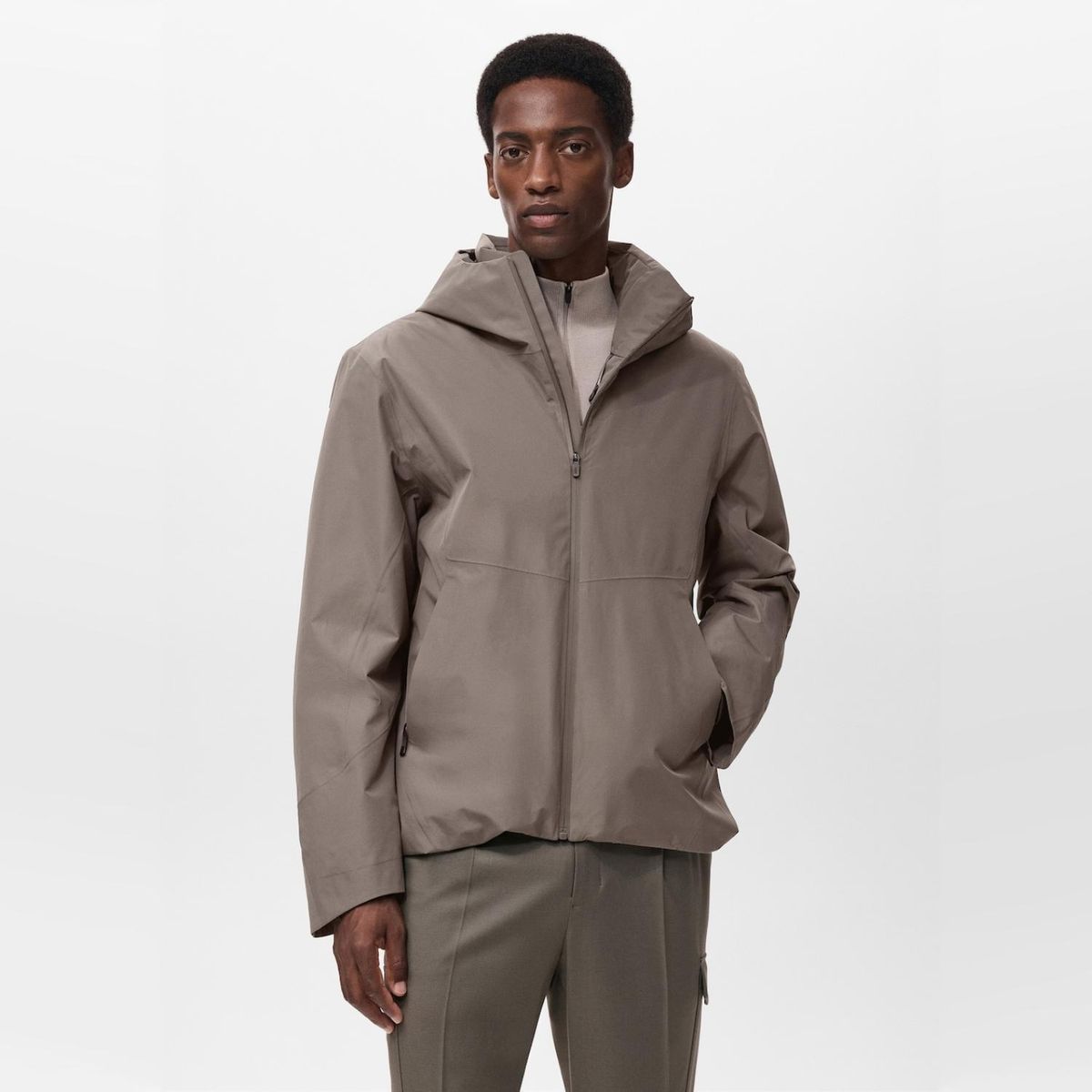 MANGO MAN - Chaqueta Capucha Water Repellent Thermolite® Hombre Mango