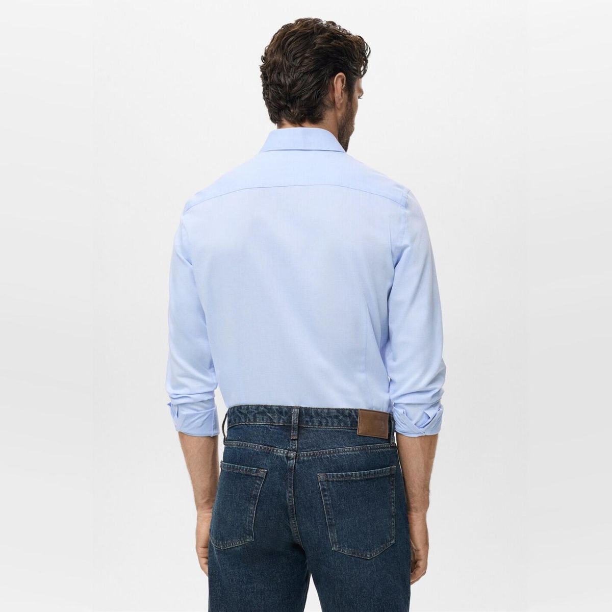 MANGO MAN - Camisa Algodón Slim Fit Hombre Mango Man