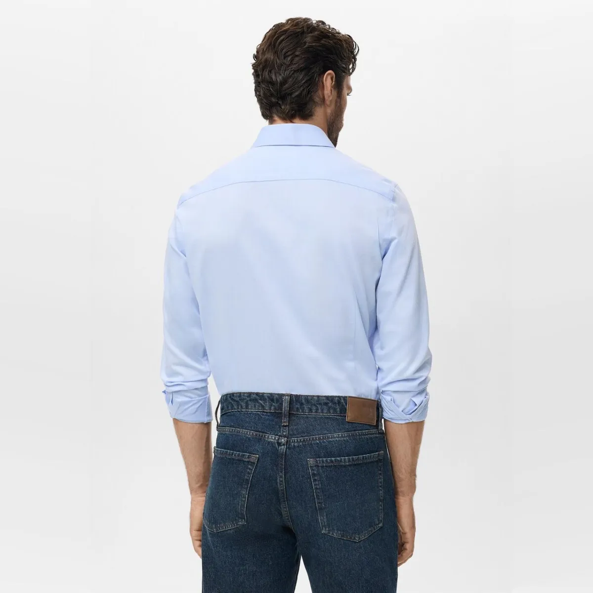 MANGO MAN - Camisa Algodón Slim Fit Hombre Mango Man