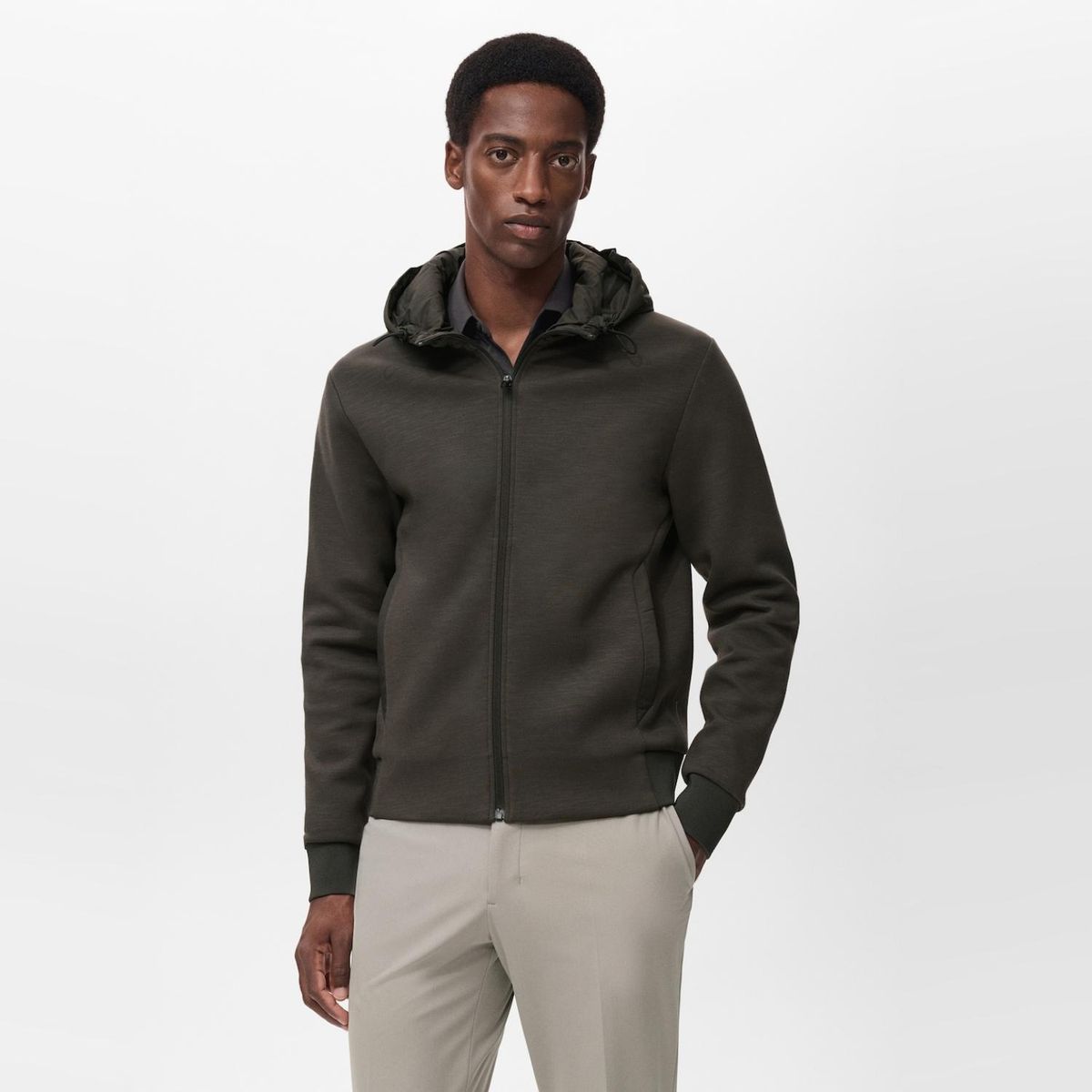 MANGO MAN - Polerón Capucha Thermolite® Hombre Mango