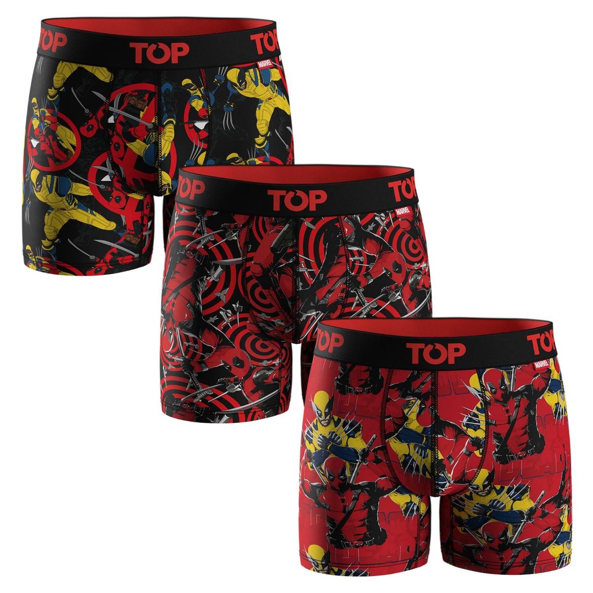 TOP - Pack De 3 Bóxers Algodón Hombre Top