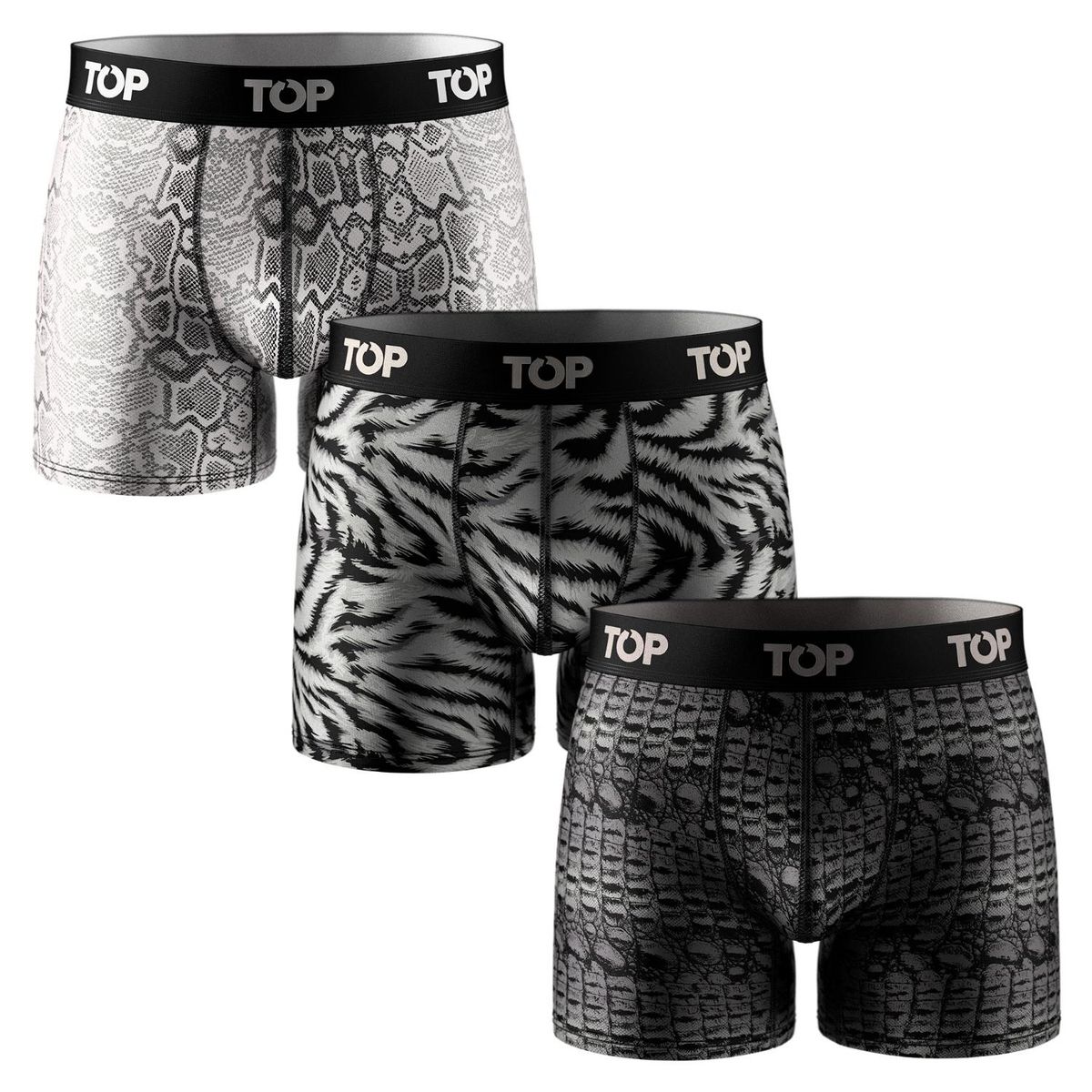 TOP - Pack De 3 Bóxer Hombre Top