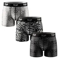 TOP - Pack De 3 Bóxer Hombre