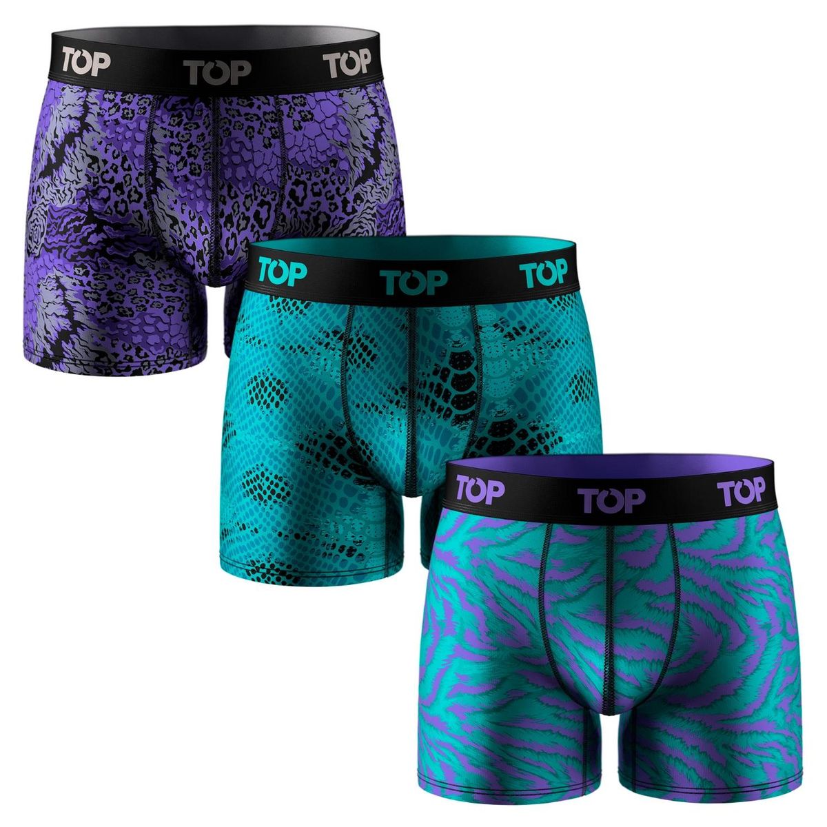 TOP - Pack De 3 Bóxer Hombre Top