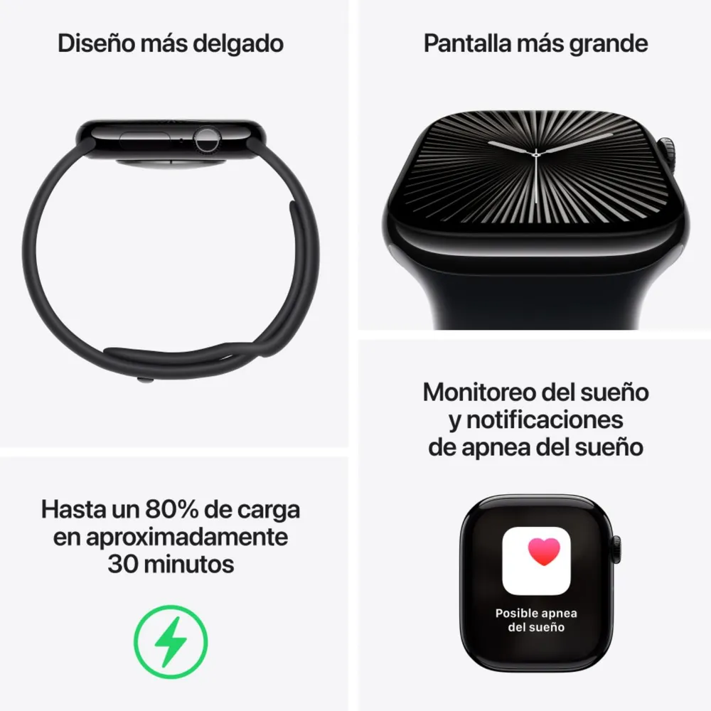 Apple Watch Series 10 42mm GPS + Cellular Plata, foto 3