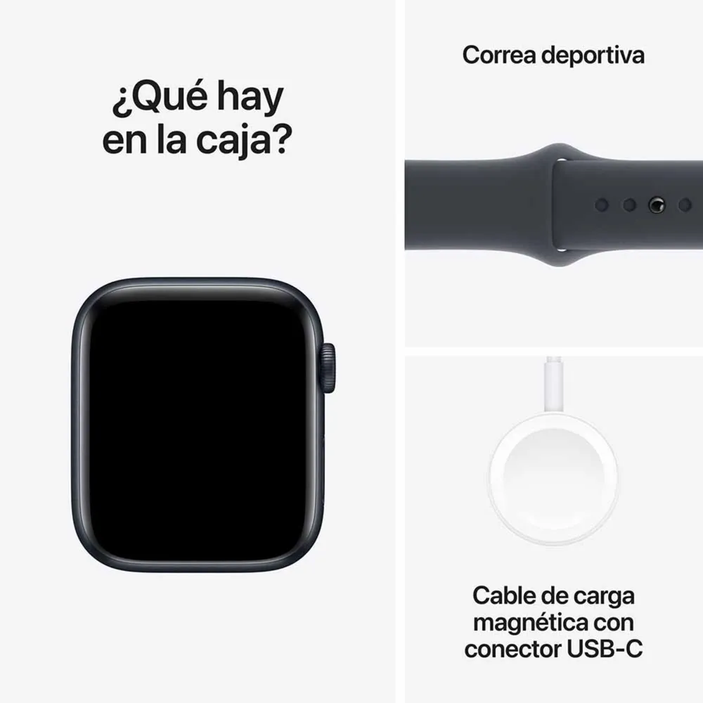 Apple Watch SE (2a Gen) 44mm Medianoche, foto 7