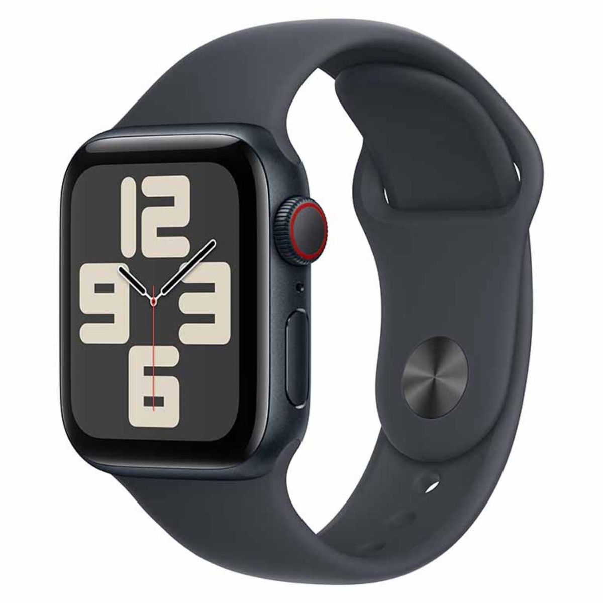 APPLE - Apple Watch SE 40mm Alum Black M/L Cellular