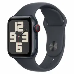 APPLE - Watch SE 40mm Alum Black M/L Cellular