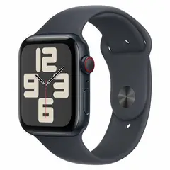 APPLE - Watch SE 44mm Alum Black M/L Cellular