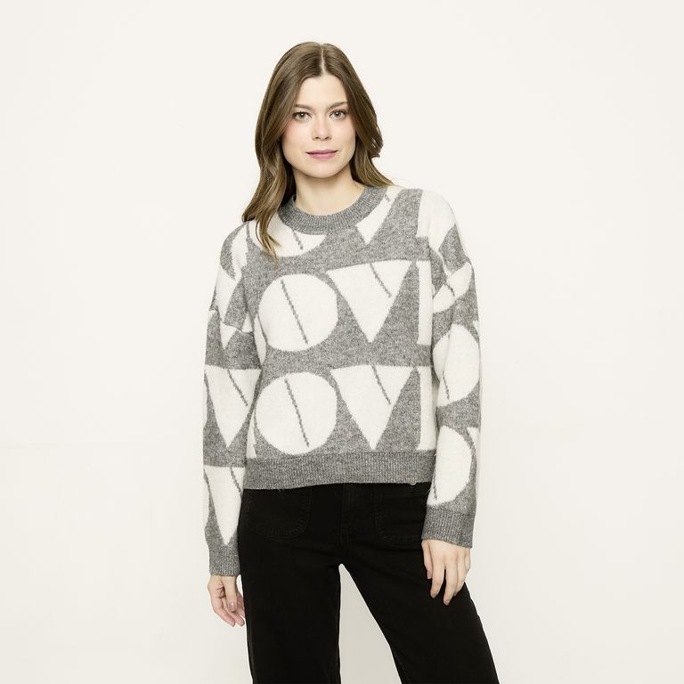 Sweater Estampado Mujer