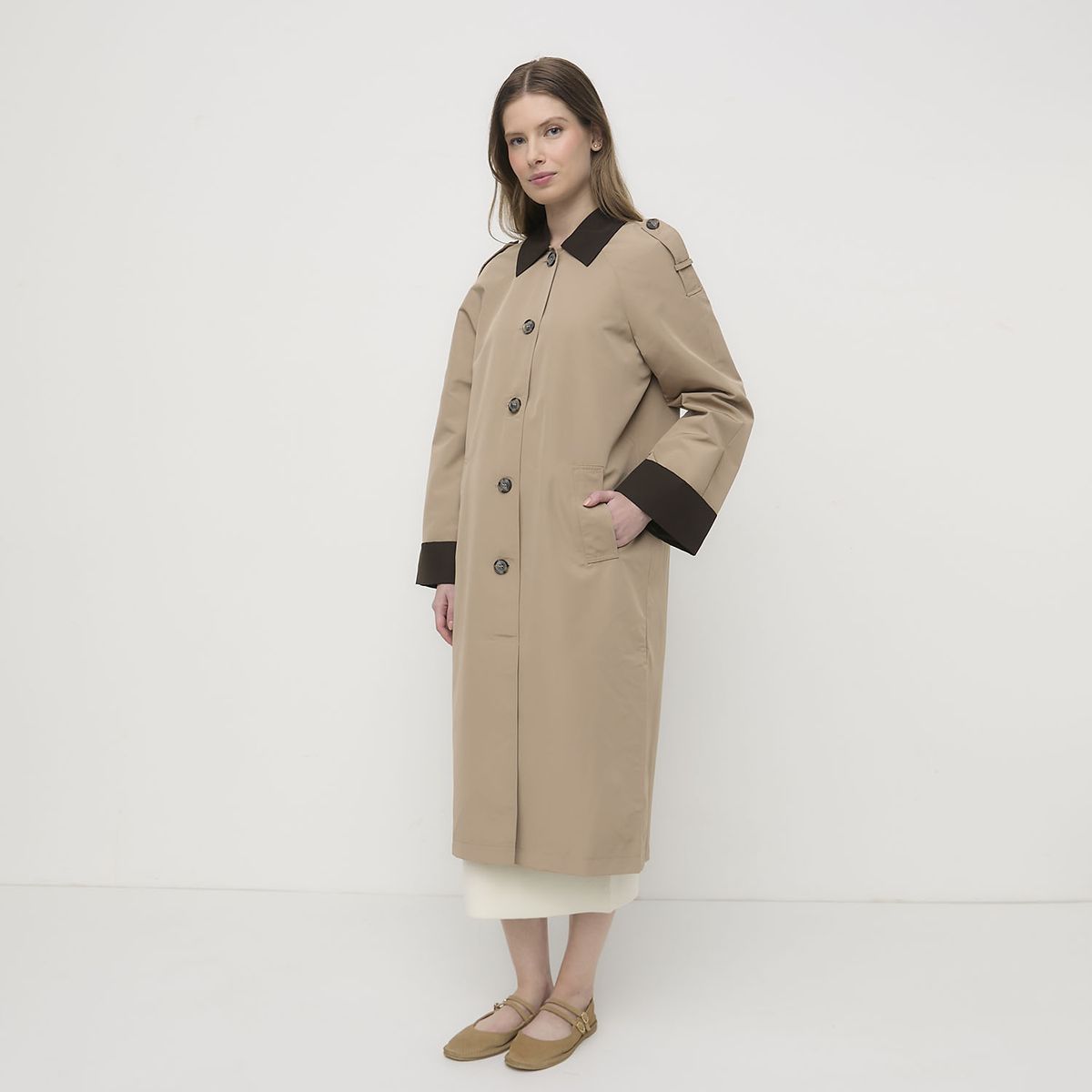 VERO MODA - Trench Impermeable Mujer Vero Moda