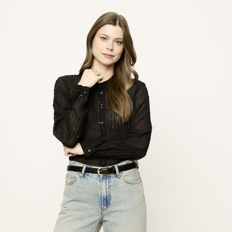 VERO MODA Blusa Lisa Mujer