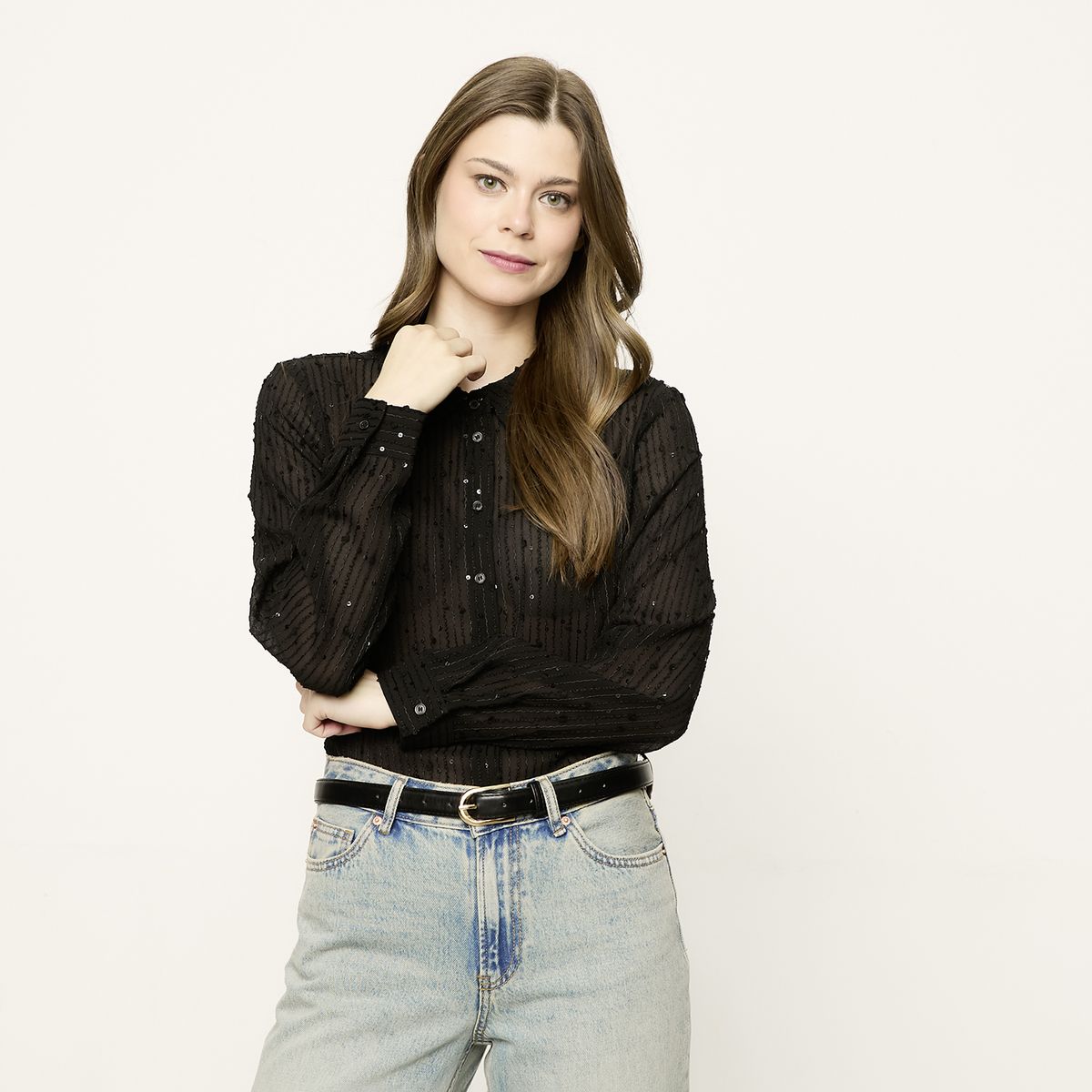 VERO MODA - Blusa Lisa Mujer Vero Moda