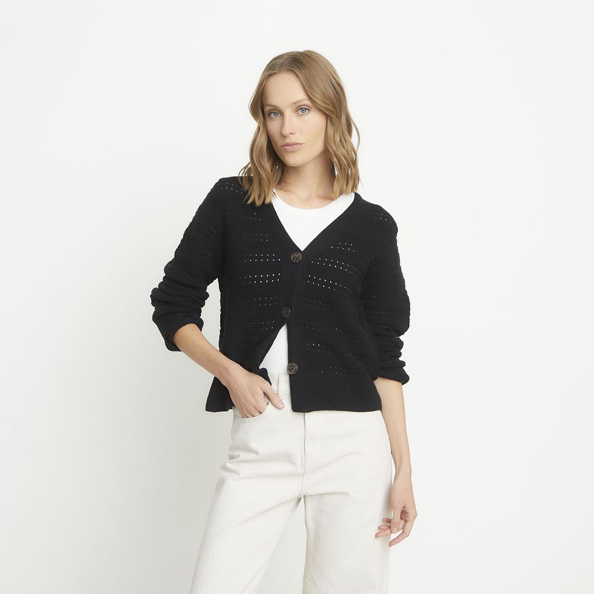 VERO MODA - Chaleco 100% Algodón Mujer Vero Moda
