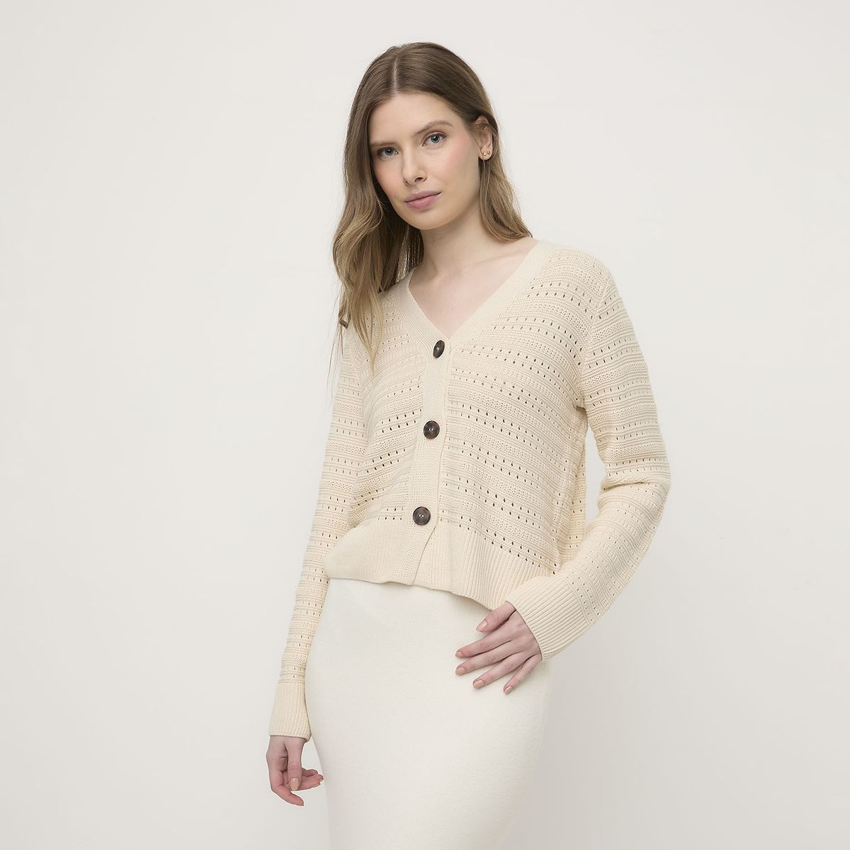 VERO MODA - Chaleco 100% Algodón Mujer Vero Moda