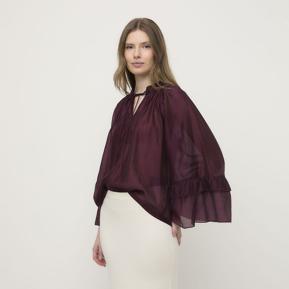 VERO MODA - Blusa Lisa Manga Larga Mujer Vero Moda