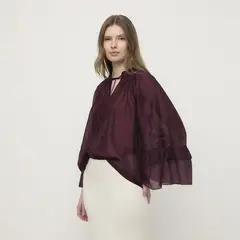 VERO MODA - Blusa Lisa Manga Larga Mujer