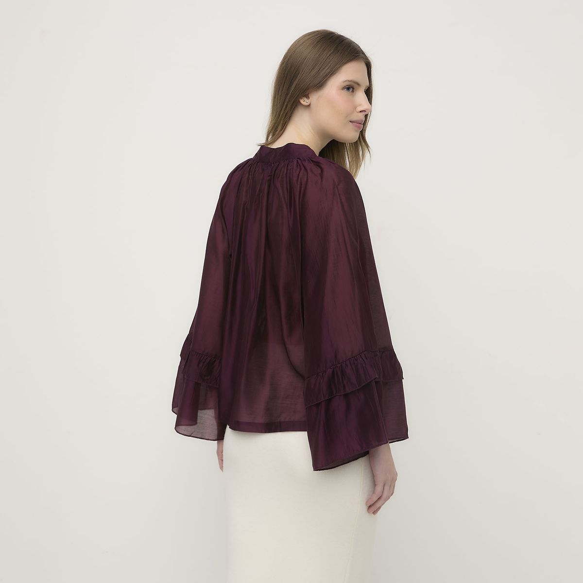 VERO MODA - Blusa Lisa Manga Larga Mujer Vero Moda