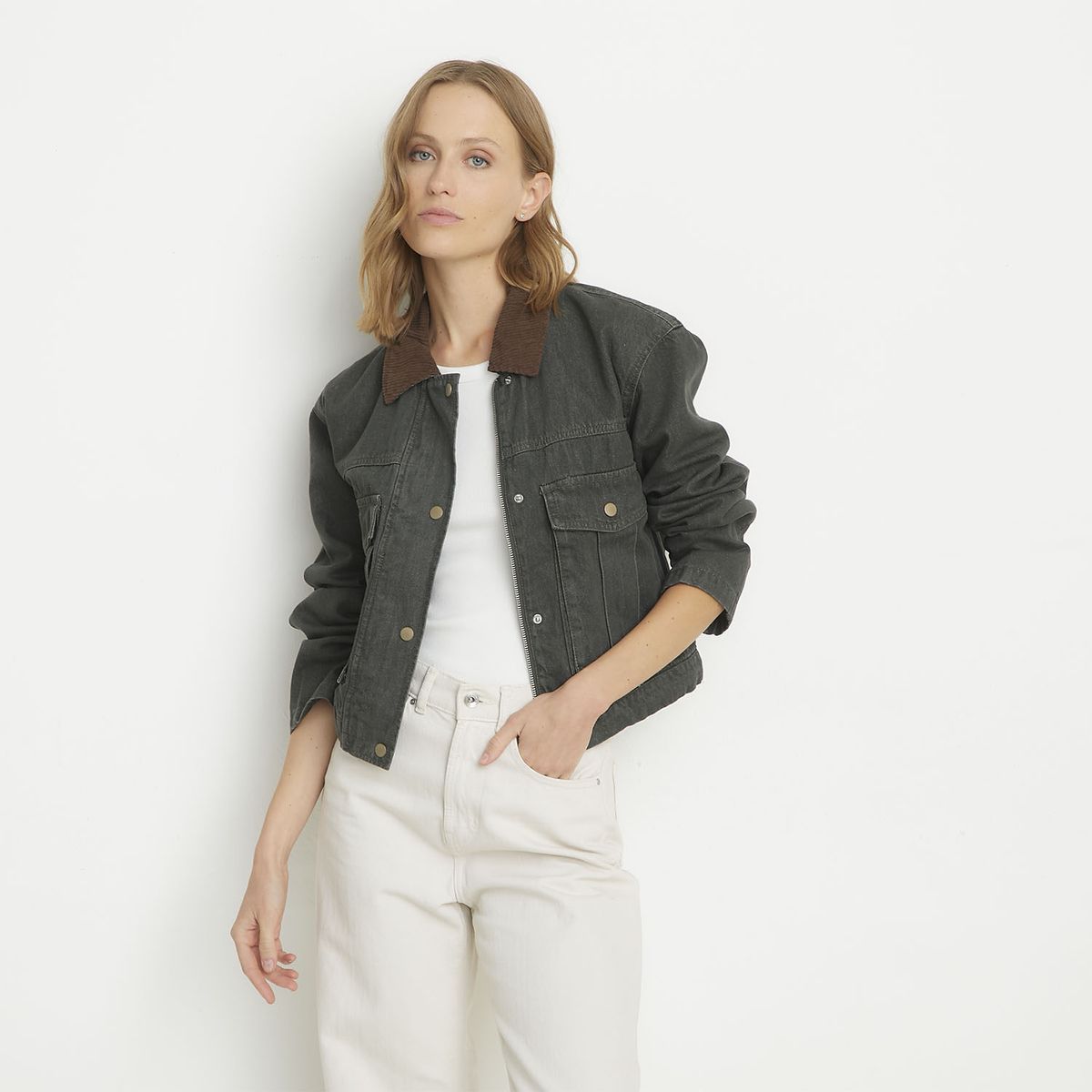 VERO MODA - Chaqueta Vaquera 100% Algodón Mujer Vero Moda