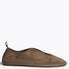 CORINA - Ballerina Ballet Sneakers Mujer Café