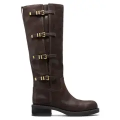 MICHAEL KORS - Bota Mujer Cuero Café