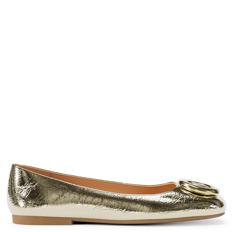 MICHAEL KORS Ballerina Mujer Cuero Dorado