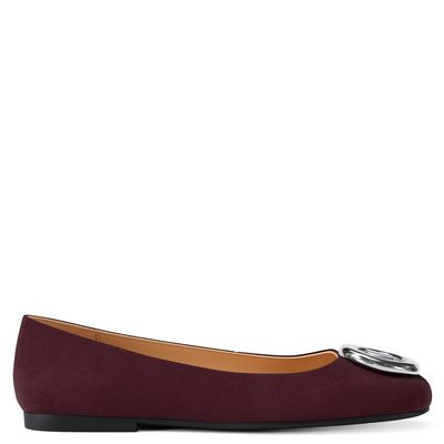 Imagen 1 del producto Ballerina Mujer Cuero Burdeo