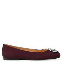 MICHAEL KORS - Ballerina Mujer Cuero Burdeo