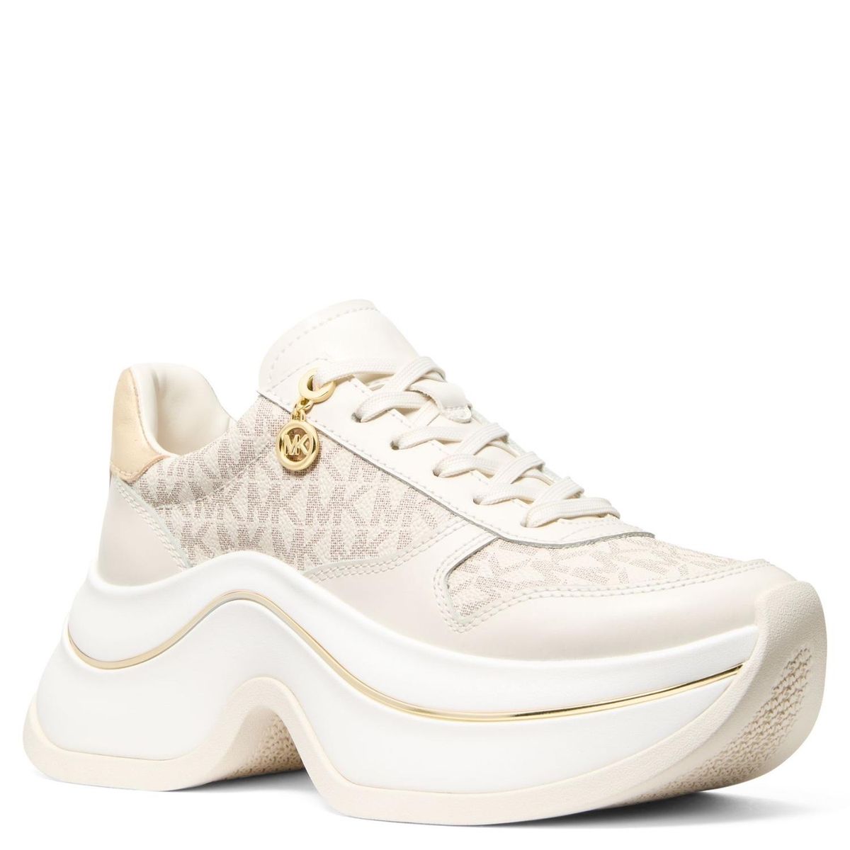 MICHAEL KORS - Zapatilla Urbana Mujer Cuero Beige Michael Kors