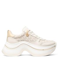 Zapatilla Urbana Mujer Cuero Beige