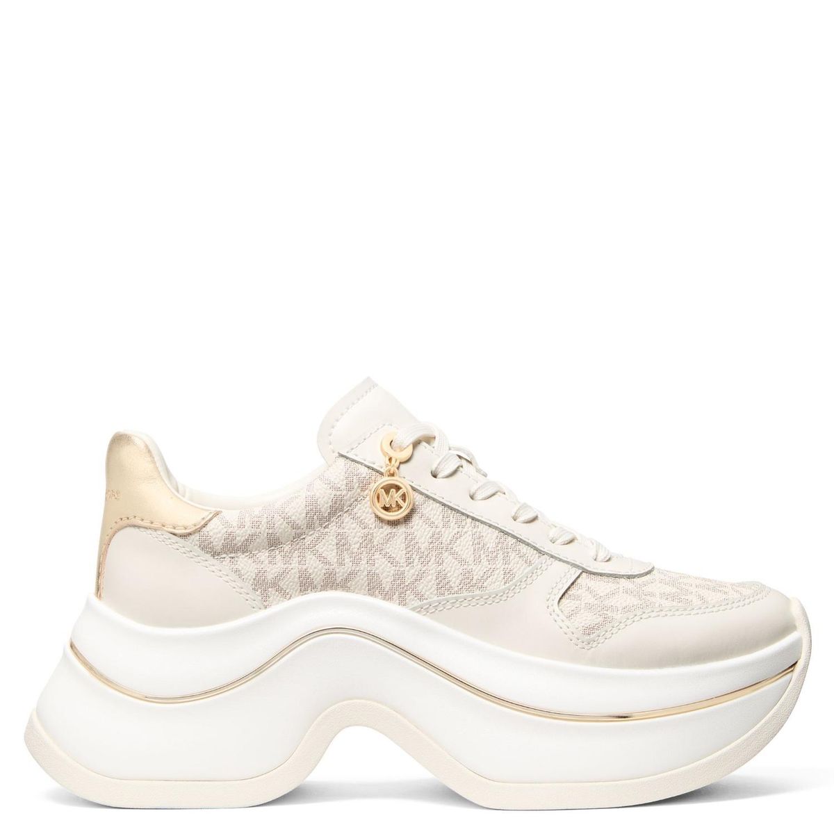 MICHAEL KORS - Zapatilla Urbana Mujer Cuero Beige Michael Kors