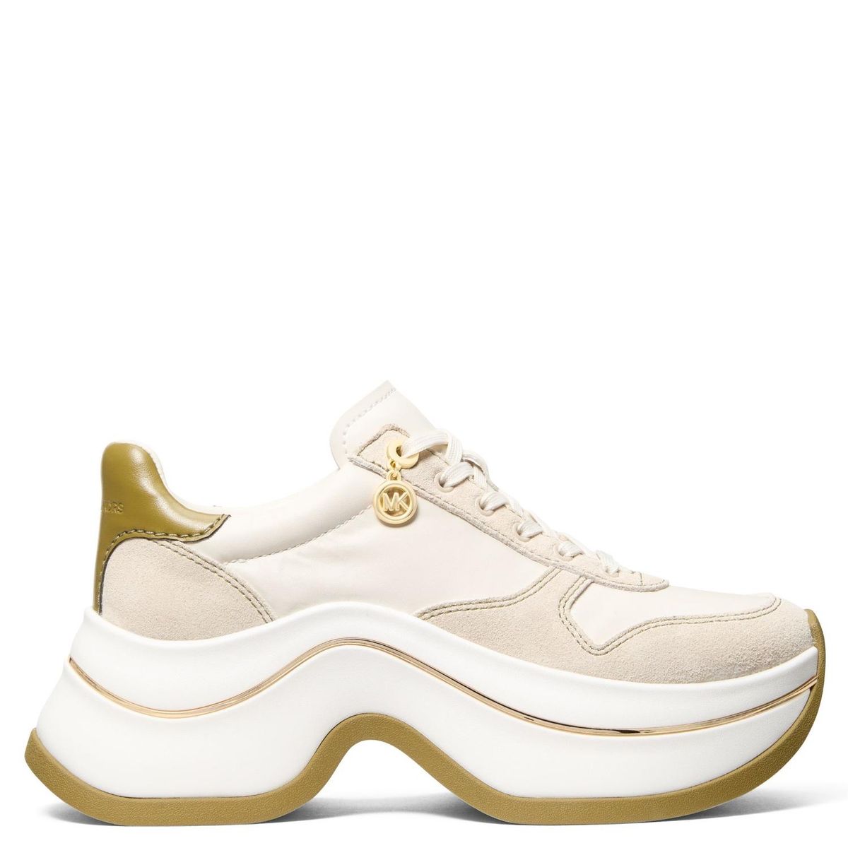 MICHAEL KORS - Zapatilla Urbana Mujer Cuero Beige Michael Kors