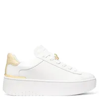 Zapatilla Urbana Mujer Cuero Dorado