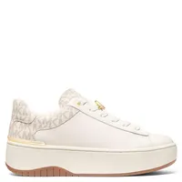 Zapatilla Urbana Mujer Cuero Beige